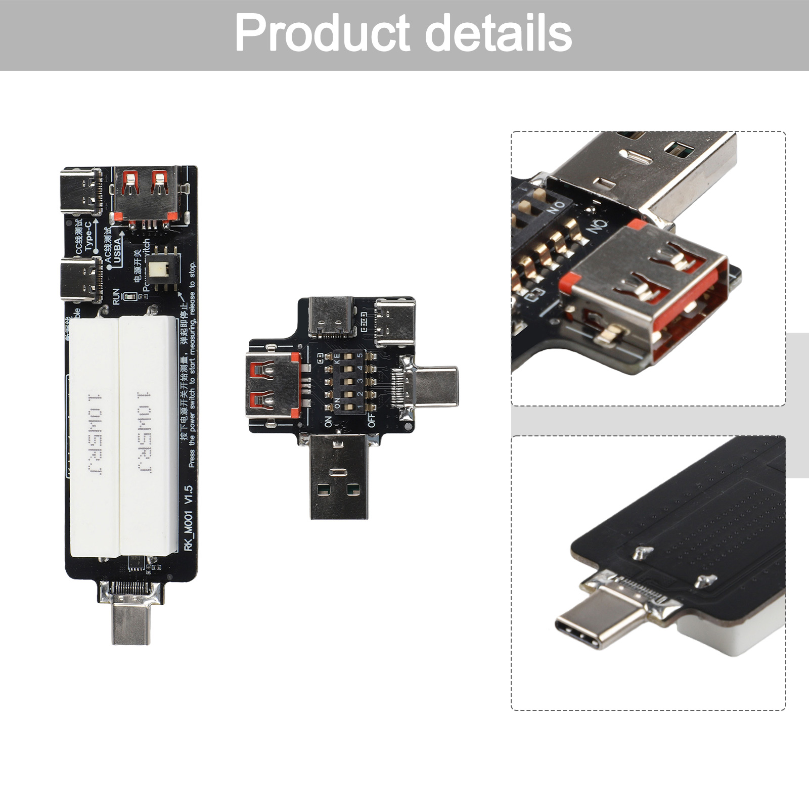 Medidor de Potência Tipo-C par - Electronics Repair Bench avaliação e preço