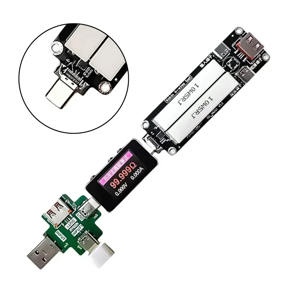 Kelvin resistência tipo-c medi - Electronics Repair Bench avaliação e preço