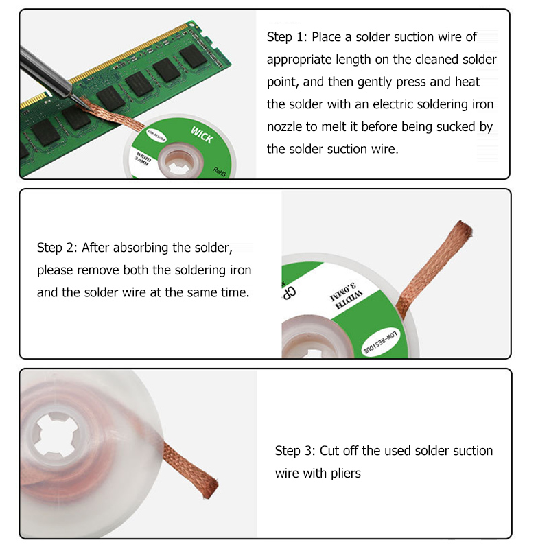 1.5m desoldering malha trança  - Solder Wick Braid avaliação e preço