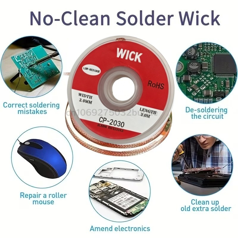 Fio de Cobre Trançado para Rep - Solder Wick Braid avaliação e preço
